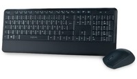 ID0161 Tastatur Maus Kombination Funk 2.4 Ghz Schwarz