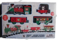 Peanuts Snoopy Holiday Express Toy Train Set 75th Anniversary New (169)