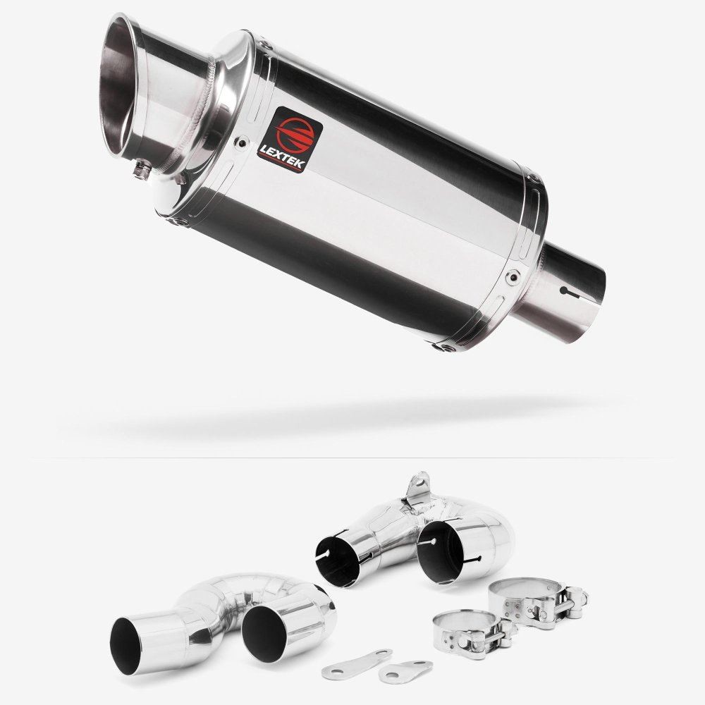 Lextek YP4 Stubby Exhaust with Link Pipe for Honda CBR1000RR Fireblade (14-16)