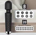 Clit Vibrator Wand Female Adult Sex Toys 20 Speeds Clitoris Stimulation Pleasure