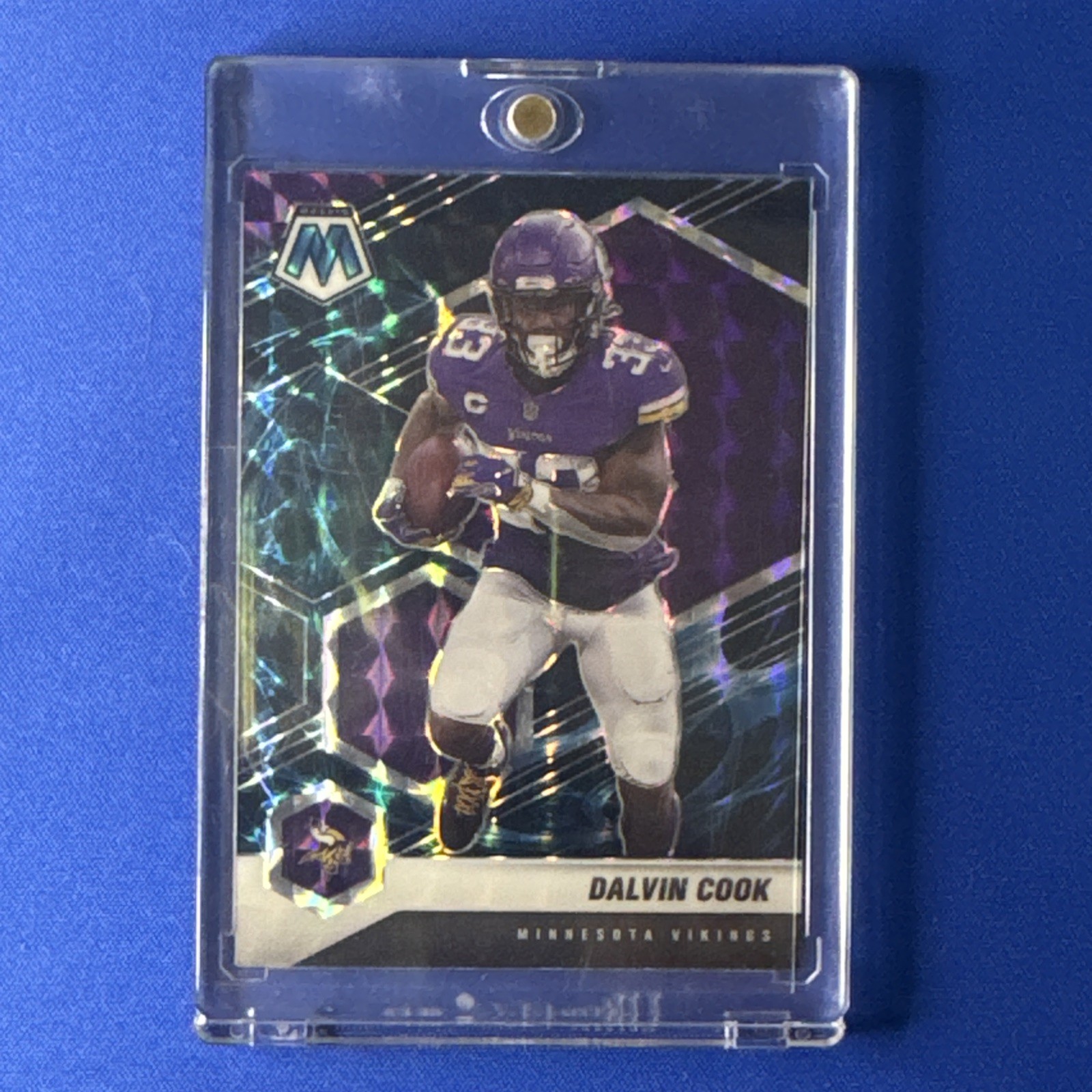 DALVIN COOK 2021 PANINI MOSAIC #131 GENESIS PRIZM SSP MINNESOTA VIKINGS