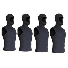 3mm Neoprene Wetsuit Hooded Vest for Men Women Thermal for