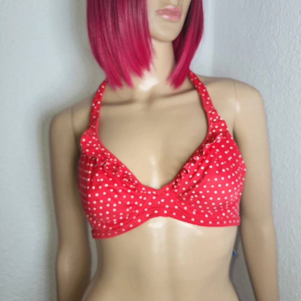 Luxus Bikini Freya Pier, Größe 70/32 Cup D, Dots, Oberteil bade top bh Damen neu - Bild 2 von 4