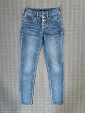 Express Jeans Womens 00R Blue Denim Mid Rise ...
