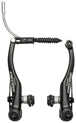 Shimano Deore BR-T610 V-Brake Front | Black Linear Pull Bike Brake with
