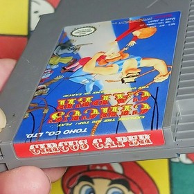Circus Caper (Nintendo NES) Authentic/Cleaned/Tested Platformer Game