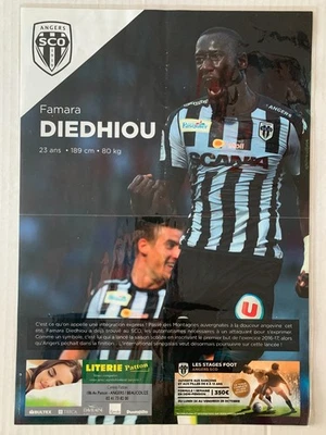 POSTER ANGERS SCO - MARSEILLE 2 OCTOBRE - FAMARA DIEDHIOU - Photo 1/2