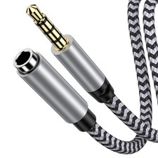 Headphone Extension Cable 6FT 3.5mm Male to Female Stereo Audio Extension Cab...
