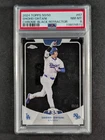 2024 Topps 50/50 SHOHEI OHTANI 5/10 Chrome Black HR #35 PSA 8 POP 2, 1 Higher