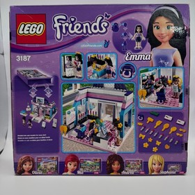 LEGO Friends Butterfly Beauty Shop 3187 Emma Sarah Mini-Dolls 221 Pcs New Sealed