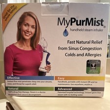 MyPurMist Handheld Steam Inhaler Portable for Sinus Congestion, Colds, Allergies