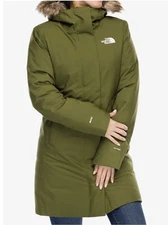 $350 NEW THE NORTH FACE Arctic Parka Dryvent Jacket Forest Olive Women Sz Medium