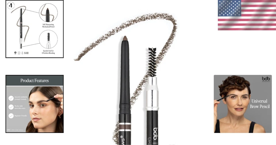 Effortless Beauty: Universal Brow Pencil for All Skin Tones -  Friendly - Image 2 of 4