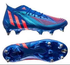 adidas Men’s 7.5 Predator Edge.1 SG Soccer Cleats Hi-Res Blue H02965 NEW