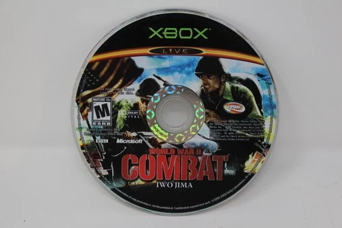 World War II Combat: Iwo Jima Microsoft XBOX Original Disc Only Tested