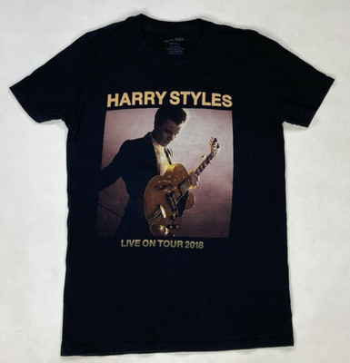 Harry Styles Live On Tour 2018 Graphic T-shirt Women Small Black Music