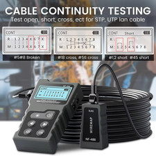 NF-488 POE Tester for Power Over Ethernet, Network Cable Continuity Checking