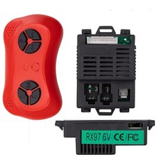 RX97 6V Kids Powered Ride On Car 2.4G Bluetooth Remote Control and Receiver K...
