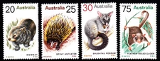 1974 Australian Native Animals - MUH Complete of 4 Stamps