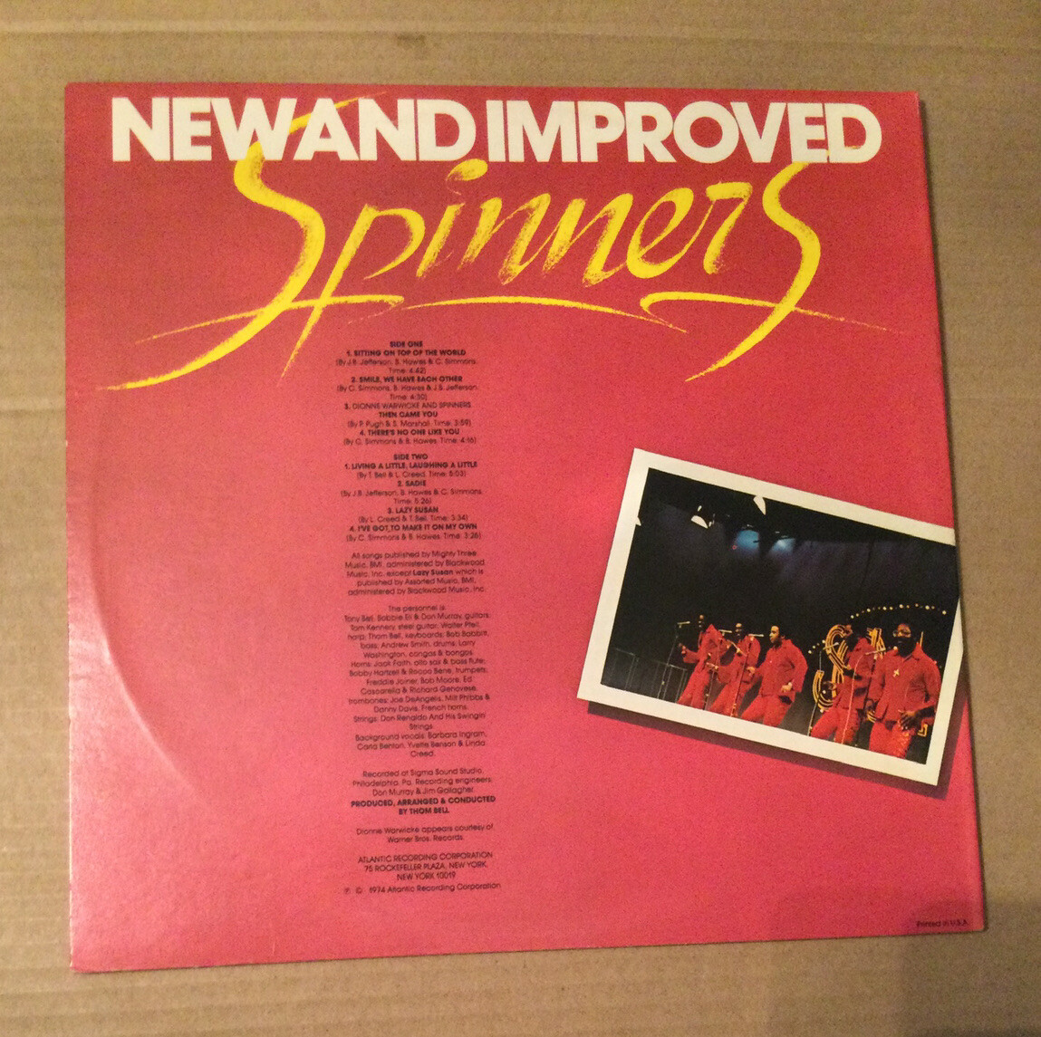 SpinnersNew and Improved1974 US Vinyl Release eBay