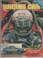Racing Car News 1983 Jan Allan Moffatt Colin Chapman Lotus Prost Renaul Fuego Am