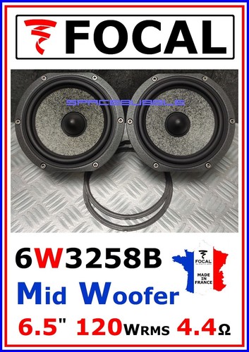 FOCAL 🤩 UTOPIA One WOOFER 6.5 165mm ▻ 6W3 Be High End Car Speaker No7 SQ DIY EUR 349,00 - FR