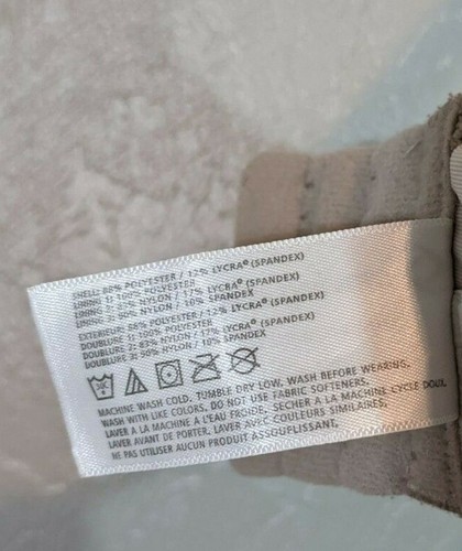 Moving Comfort Women's Size 30B Light Brown Fiona Sports Bra 350003 - Picture 7 of 8