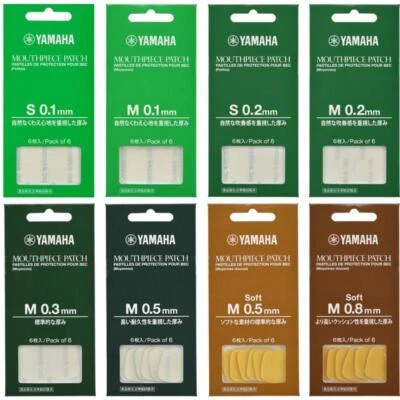 YAMAHA Mouthpiece Patch 6 Pieces for Clarinet / Saxophone Select Size w/Tracing#