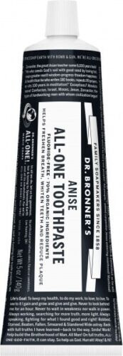Dr. Bronner's All-One Toothpaste Anise 5 oz - Picture 2 of 2