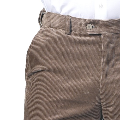 Men’s Corduroy Cord Trousers Pants Quality High Waist Expandable Waist Upto 60" - Picture 26 of 39