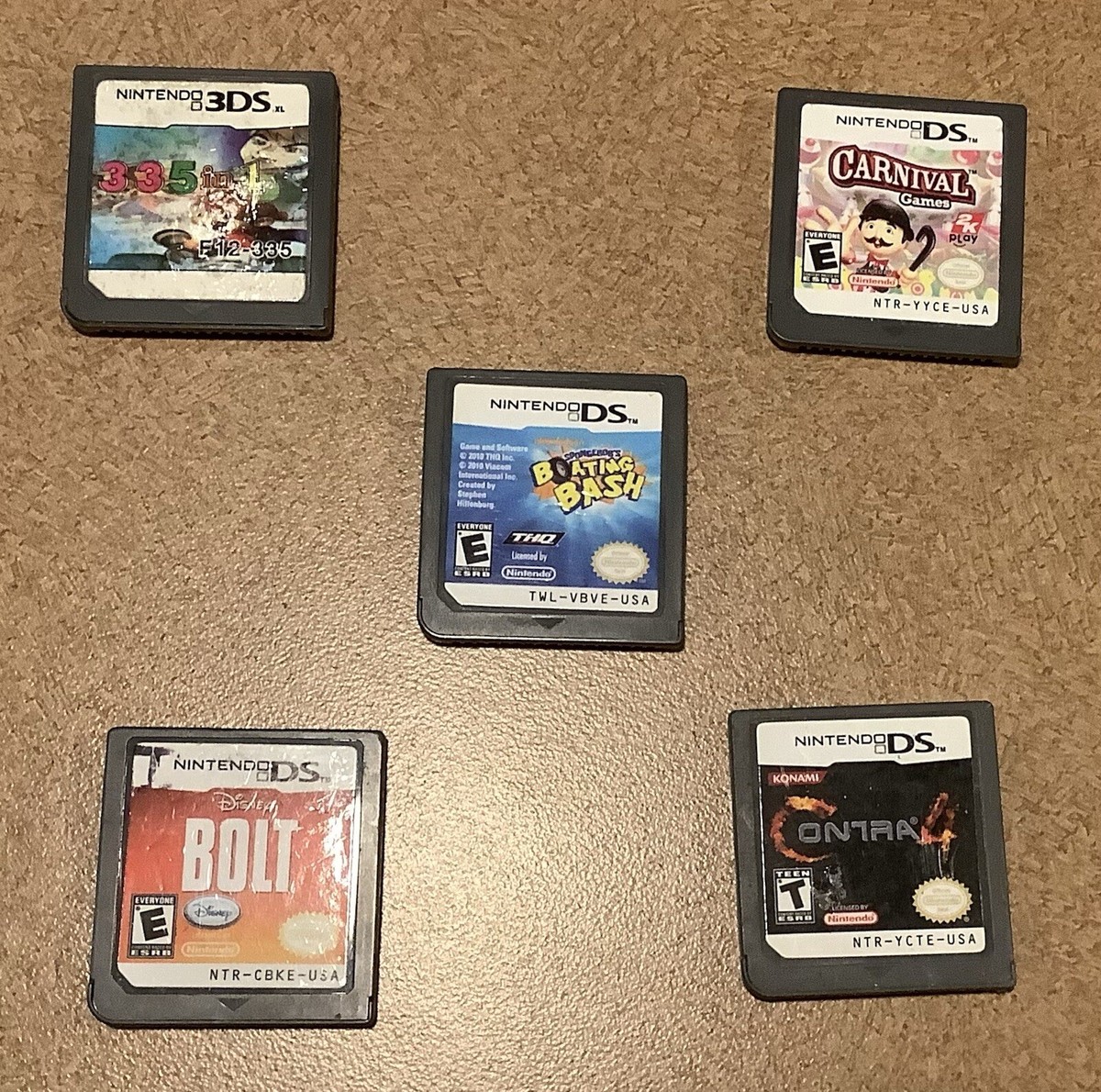 Nintendo DS Games (1) 3DS (21) DS Games: Game Names Listed In