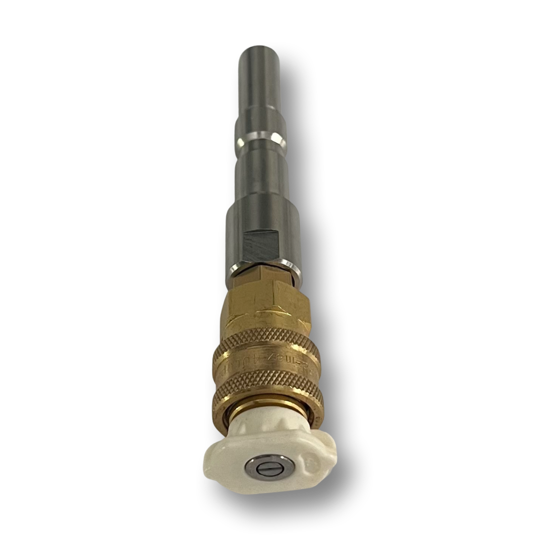 Stecknippel Schnellkupplung D12 Für Nilfisk - Mit 5 Edelstahl Düsen 0°-60°