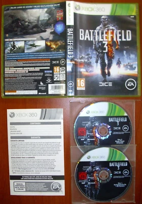 Battlefield 3, DICE, EA, Xbox 360 One S/X Series X, Pal-España ¡¡COMPLETO!!