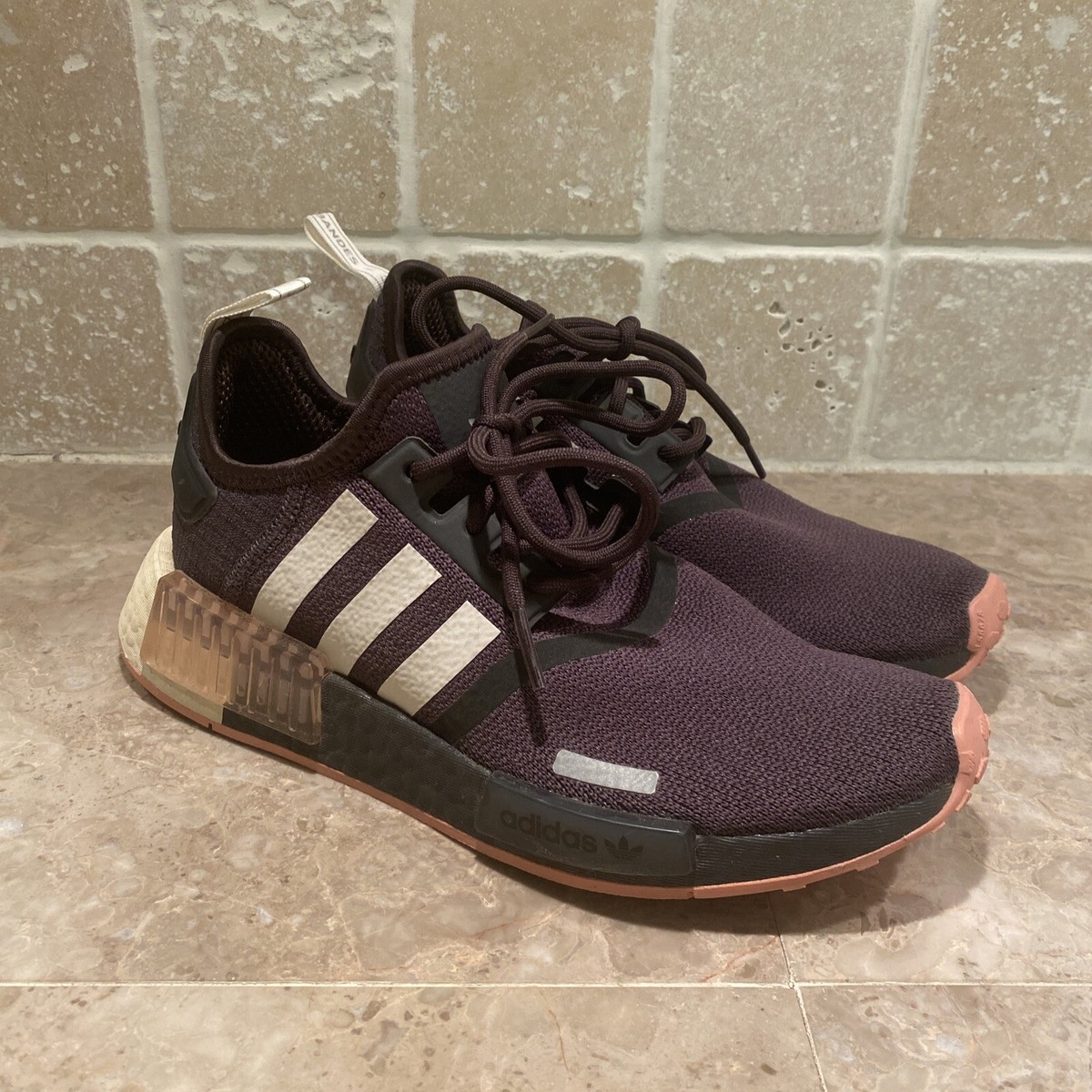 Adidas NMD_R1 J “Night Brown” Running Shoes GX6495 Mens Sz  display picture 1