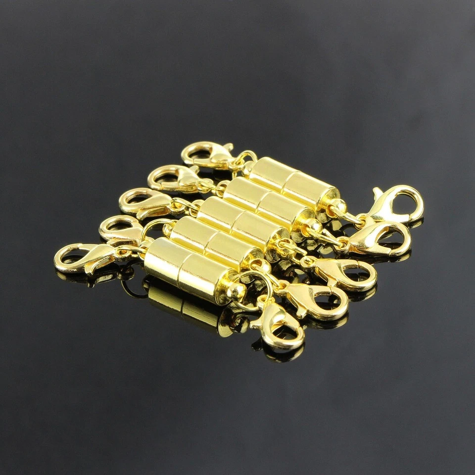 5Pcs Magnetic Clasps Necklace Extender Clasps Diy Jewellery Making Findings - image 4 of 4