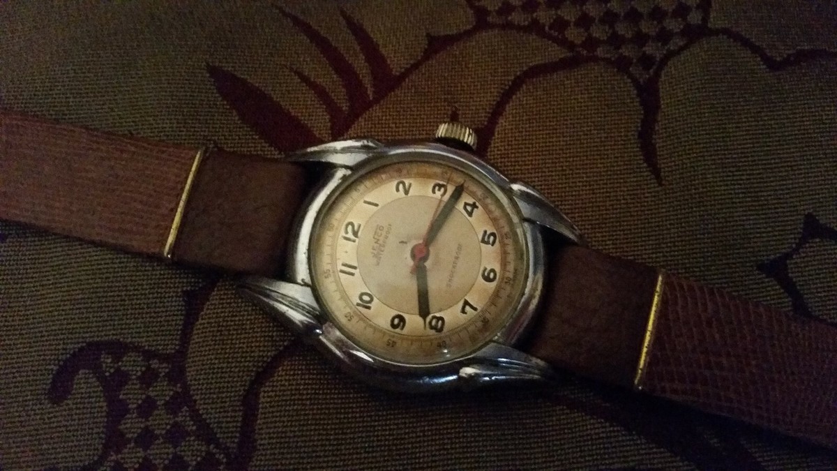 Vintage WWII JENCO Hand Wind Swiss Military Watch Original Dial