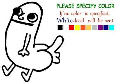 #ad #ad Dickbutt Reddit Vinyl Decal Sticker Car Truck window Bumper Various Sizes $7.99