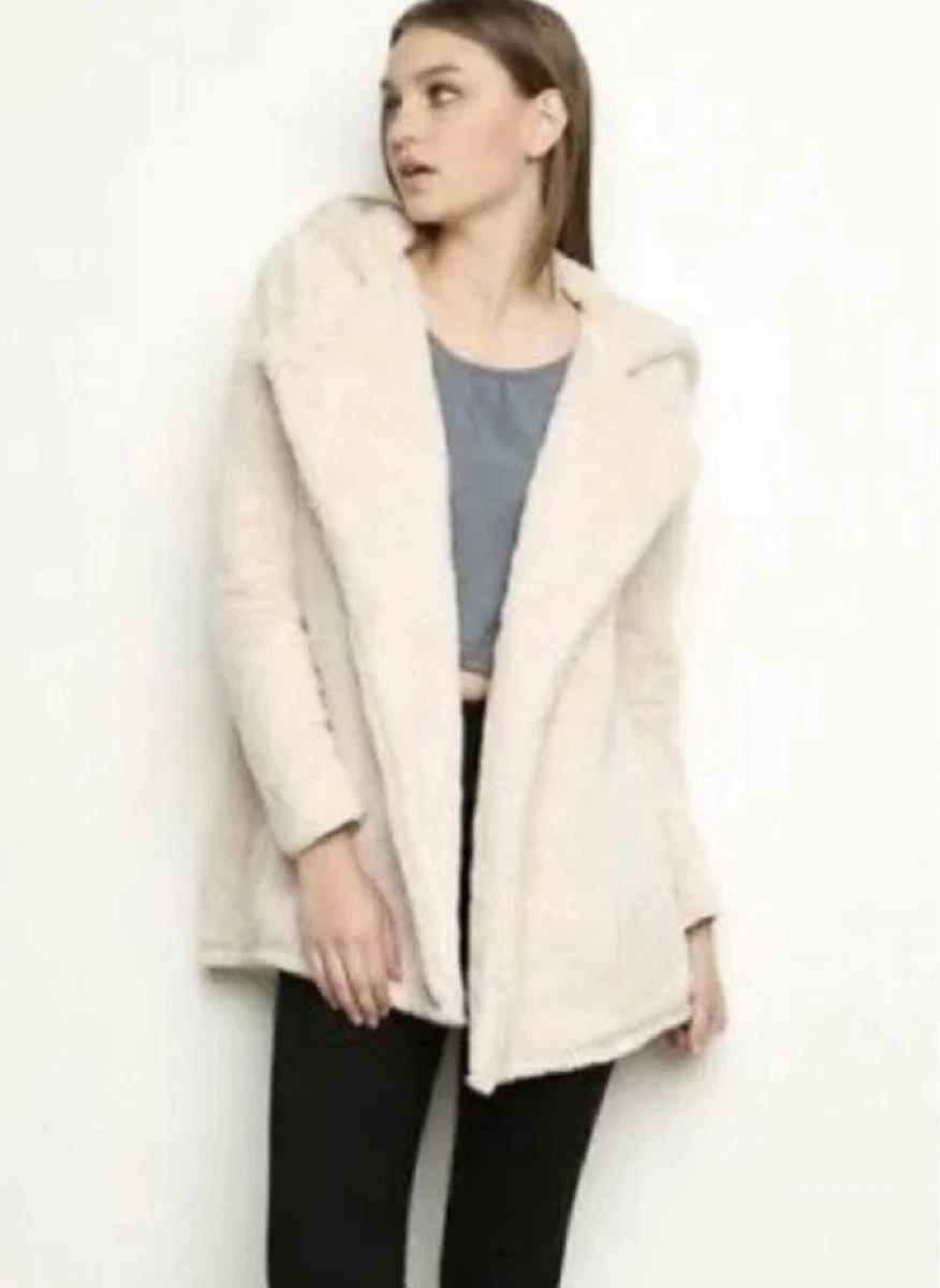 Brandy melville fur coat discount