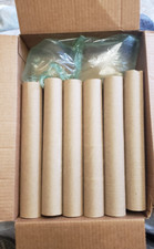 12 Empty Cardboard Paper Towel Rolls Tubes Craft Project Art Supply Gardening