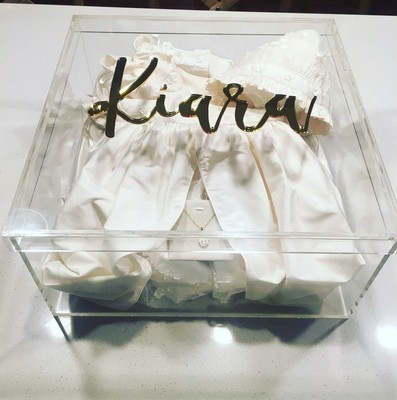 christening memory box