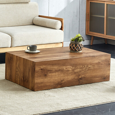Modern Coffee Table Center Cocktail Table Side Table End Table White/Wooden US