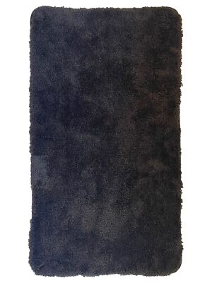 Threshold Dark Brown Plush Performance Bath Rug, Non-Skid Throw Mat 23x37