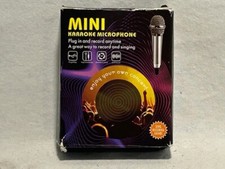 2-Pack Duet Karaoke True Wireless Microphone Black  Gold - NEW FAST SHIPPING