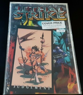Lethal Strike #1 with Judgement Card MATURE High Grade Comic Book RM7 ...