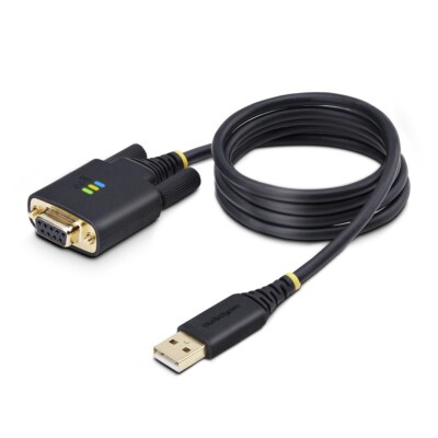 0065030900362 StarTech.com 1P3FFCNB-USB-SERIAL Serien-Kabel Schwarz 1 m USB Typ-