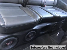 Gately Audio Subwoofer Enclosure 4 X 8" GM Crew Cab '08-'18 w/ Billet Seat Lift