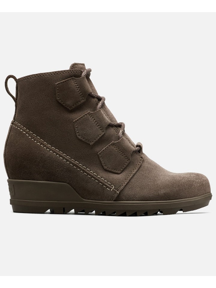 SOREL Womens Brown Arch Support Water Resistant Evie Round Toe Leather