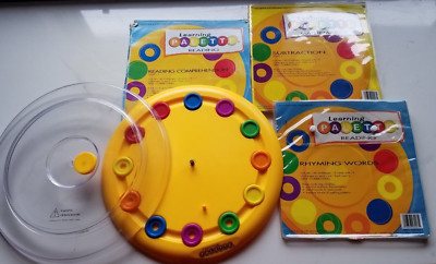 Learning Palette Base + Disks + 3 Sets of Cards Subtraction Rhyming Reading