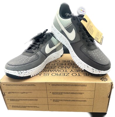 Nike Air Force 1 Crater Move To Zero Black/Volt-White DH2521-001 US Men Size 9.5