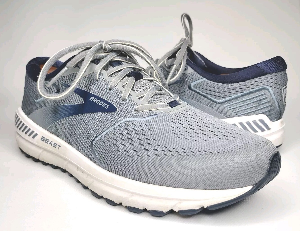 Brooks Beast 20 110327D491 Gray Running Shoes Sneakers Men's Sz D NO  INSOLE